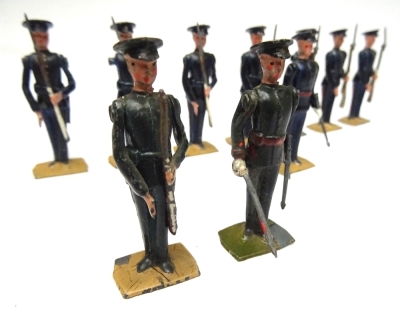 Britains set 1540 Territorials at Present, blue uniforms - 3