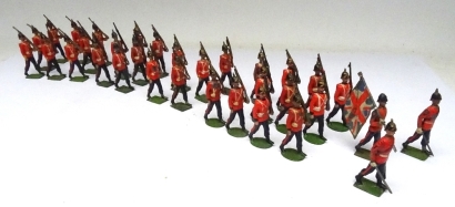 Britains Infantry of the Line with box packs