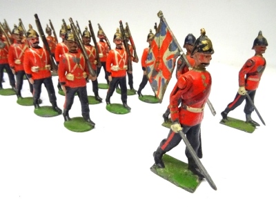 Britains Infantry of the Line with box packs - 2