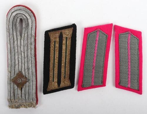 Unusual Pair of Werkfeuerwehr (Factory Fire Protection Collar Patches
