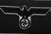 Un-cut Strip of Four Bevo Panzer Jacket Breast Eagles - 5