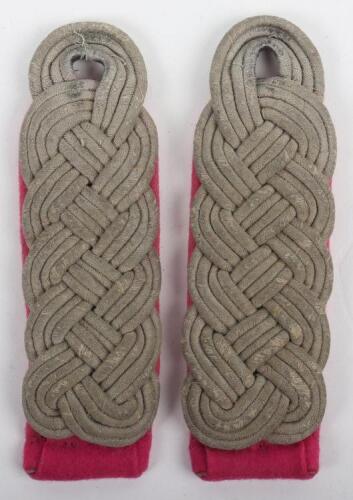 Pair of WW2 General Staff / Veterinarian Majors Tunic Shoulder Boards