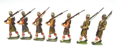 Britains set 114, Cameron Highlanders marching