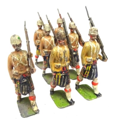 Britains set 114, Cameron Highlanders marching - 5