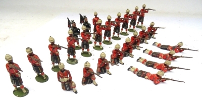 Britains Cameron Highlanders firing from set 89