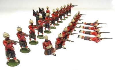 Britains Cameron Highlanders firing from set 89 - 3