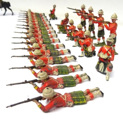 Britains Gordon Highlanders firing from sets 118 and 157