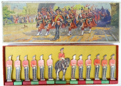 Chad Valley RARE boxed set of Royal Scots