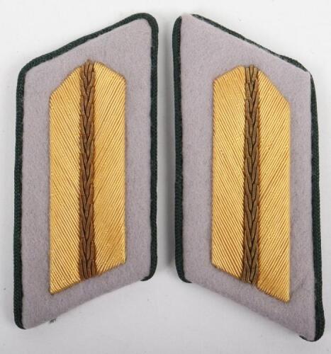 WW2 German Army Specialist Administrative Officers Tunic Collar Tabs