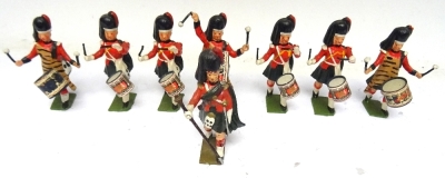 Britains set 2109, Highland Pipe Band of the Black Watch - 4
