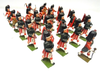 Britains set 2109, Highland Pipe Band of the Black Watch - 5
