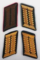 4x High Grade Administrative Officials Tunic Collar Tabs