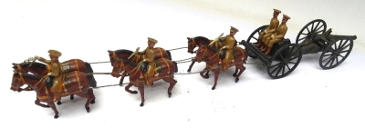 Britains set 144a, Royal Field Artillery in service dress - 2