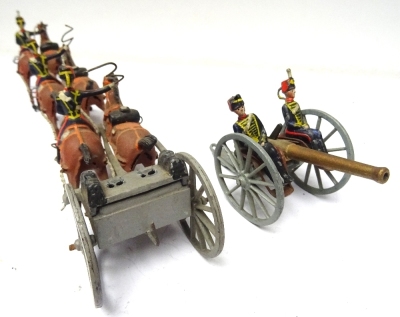 Britains set 39, Royal Horse Artillery Gun Team - 4