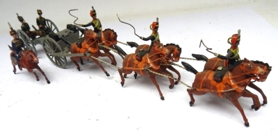 Britains set 39, Royal Horse Artillery Gun Team - 6