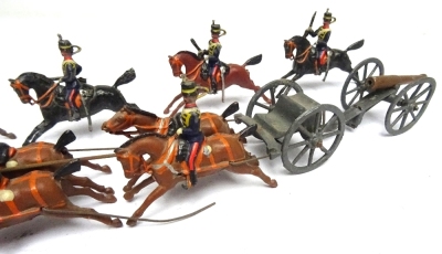 Britains set 125, small size Royal Horse Artillery, full dress - 3