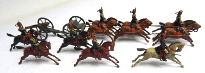 Britains set 125, small size Royal Horse Artillery, full dress - 4