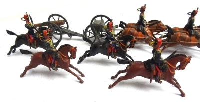 Britains set 125, small size Royal Horse Artillery, full dress - 6
