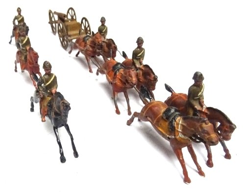 Britains set 126, small size Royal Horse Artillery, foreign service order