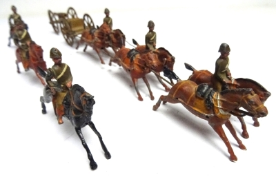 Britains set 126, small size Royal Horse Artillery, foreign service order - 2
