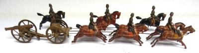 Britains set 126, small size Royal Horse Artillery, foreign service order - 4