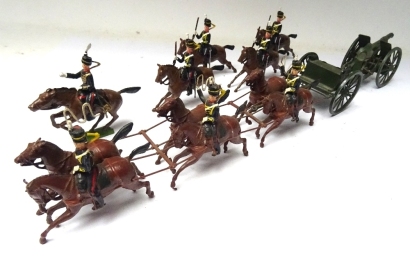 Britains set 39, Royal Horse Artillery Gun team