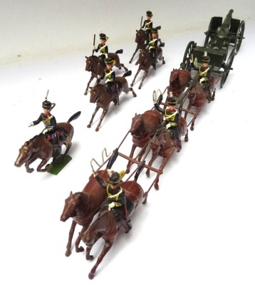 Britains set 39, Royal Horse Artillery Gun team - 2