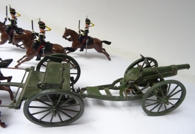 Britains set 39, Royal Horse Artillery Gun team - 3