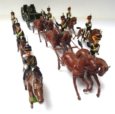 Britains set 39, Royal Horse Artillery Gun team - 7