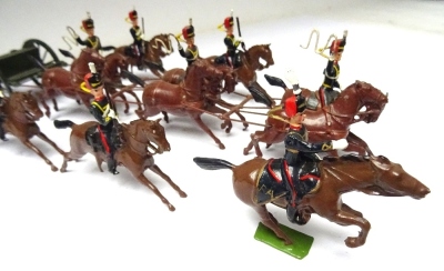 Britains set 39, Royal Horse Artillery Gun team - 8