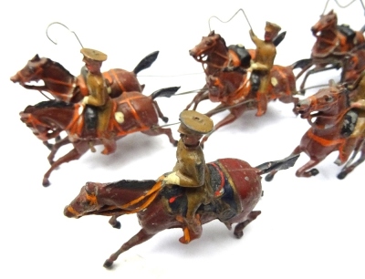 Britains set 39A, Royal Horse Artillery, service dress, collar harness - 4
