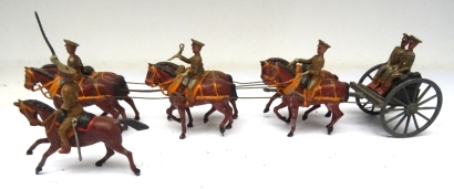 Britains set 144a, Royal Field Artillery in service dress