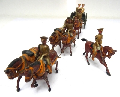 Britains set 144a, Royal Field Artillery in service dress - 4