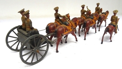Britains set 144a, Royal Field Artillery in service dress - 6