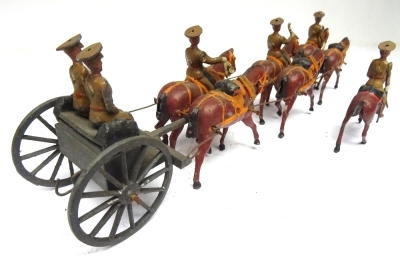 Britains set 144a, Royal Field Artillery in service dress - 7