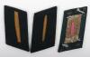 Pair of WW2 German Army Pioneer Officers Tunic Collar Patches - 2