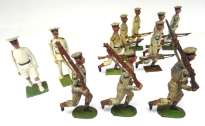 Britains set 80 Royal Navy Whitejackets