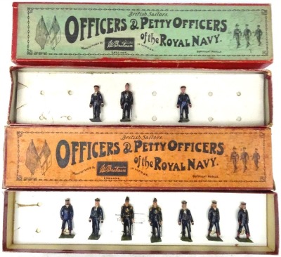 Britains set 207, Officers and Petty Officers of the Royal Navy