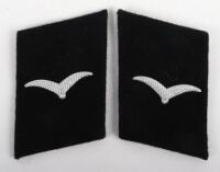 Pair of Luftwaffe Air Ministry / Airfield Construction Enlisted Mans Collar Tabs