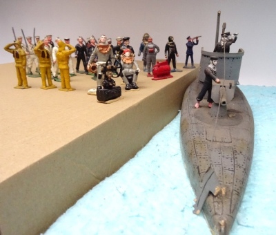 Souvenir of the Garden Fleet: Submarine, with Diving Team - 4
