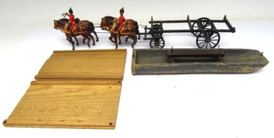 Britains set 203, Royal Engineers Pontoon Section - 2