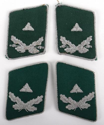 2x Pairs of Luftwaffe Administration Officers Tunic Collar Tabs
