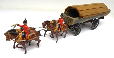 Britains set 203, Royal Engineers Pontoon Section - 4