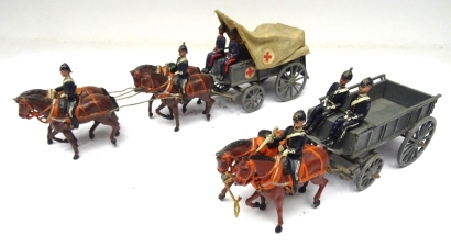 Britains set 145 Royal Army Medical Corps four horse Ambulance Wagon