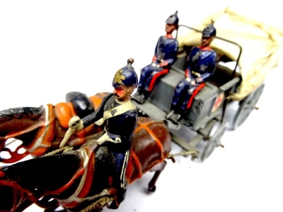 Britains set 145 Royal Army Medical Corps four horse Ambulance Wagon - 2
