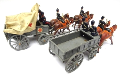 Britains set 145 Royal Army Medical Corps four horse Ambulance Wagon - 6