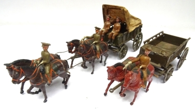 Britains set 1450 Royal Army Medical Corps Ambulance Wagon, service dress - 2