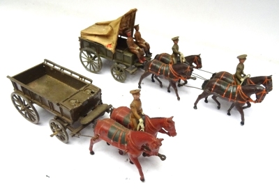 Britains set 1450 Royal Army Medical Corps Ambulance Wagon, service dress - 4