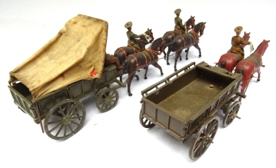 Britains set 1450 Royal Army Medical Corps Ambulance Wagon, service dress - 5