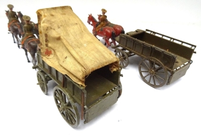 Britains set 1450 Royal Army Medical Corps Ambulance Wagon, service dress - 6